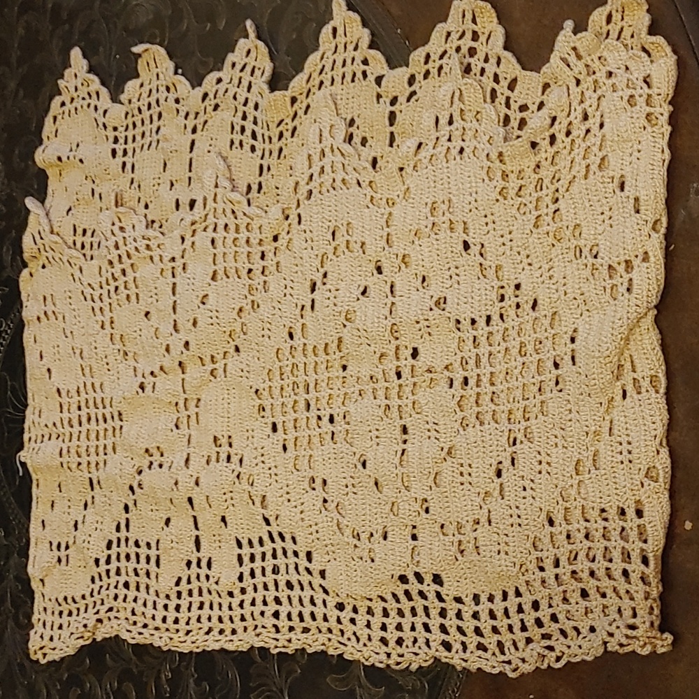 3/$40 Homemade Crochet Console Table Doily